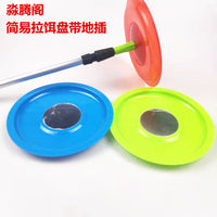 Fishing Bait Plate with Ground Insert Stand for Chair