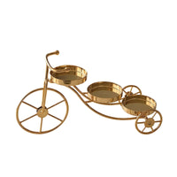 Tricycle Candle Holder Decorative Tricycle Candlestick Stand Metal Tabletop for Home Decor, Dining Table