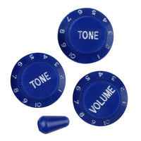 Electric Guitar Volume Tone Control Knobs and Switch Tip Set