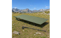 Compact Aluminum Alloy Folding Cot Elevated-Ground Design Lightweight Tent Bed Quick Setup Ultralight Folding Cot Tooltool-Less Assembly for Campers, Hikers, Backpackers, Hiking
