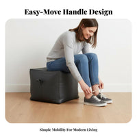 Nordic Design Round Pouf Soft Padded Seat paddinged Round Pouf Light Luxury Aesthetic Ottoman space-saving Size for Adults, Homeowners, Parents, Living Room, Entryway, Bedroom, inactiveice