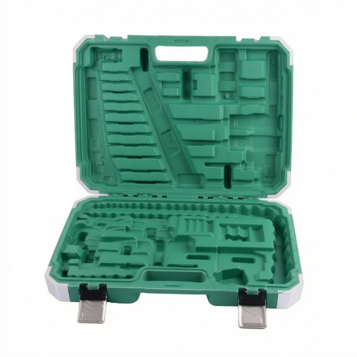 Hard Storage Case Portable Toolbox with Top Compartment Sturdy for Repair Shop