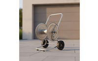 Heavy Duty Garden Hose Reel Cart with Wheels Mobile Hose Reel Cart Portable Leak-Proof for Gardeners, Homeowners, Yard, Patio, Car Washing