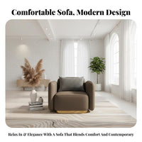 Light Luxury design Curved configurable Sofa Modern Design Reception Seating High-Resilience Foam Lounge Couch Deep Seat for Hotel Managers, Business Owners, Interior Designers, Sales Office, spa, Apartment
