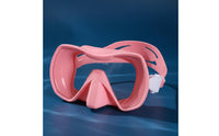 Silicone Diving Facepiece CO2 180° Panoramic Snorkel Facepiece Travel-Friendly Water Sports Gear for Snorkeling