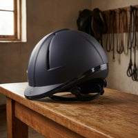 Equestrian Riding Helmet Curved Brim Horse Riding Helmet Washable Liner