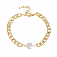 Multi-Layer Chain and Pearl Bracelet Light Luxury Feel Layered Bracelet Set