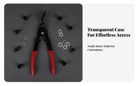 Car Clip Removal Tool Multi-Application Car Rivet Removal Tool Slim Jaw Design