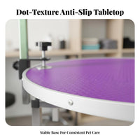Non-Slip Surface Folding Pet Grooming Table Easy to Clean Foldable Grooming Table Heavy Duty All-in-Single Kit for Home Groomers