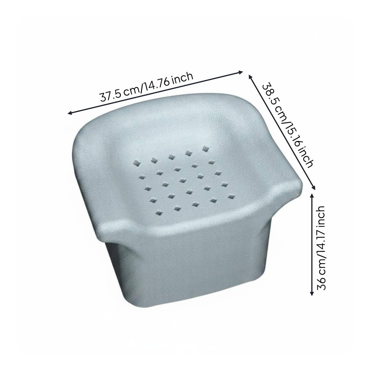 Expanded Polypropylene Washroom Stool Heavy Duty Waterproof Bath Chair Stain-Resistant Low Shower Stool for Women, Kids