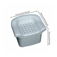 Expanded Polypropylene Washroom Stool Heavy Duty Waterproof Bath Chair Stain-Resistant Low Shower Stool for Women, Kids