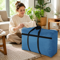 Oxford Cloth Travel Storage Bag Moisture-proof Luggage Packing Bag for Moving and Air Travel