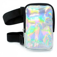 Rectangular Thigh Pouch Buckles Zippered Thigh Pouch Adjustable Straps