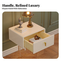 Modern Minimalist Design Bedside Stand Transparent frame Wavy Accent Table single-Piece Construction Nightstand Space-Saving for Apartment Dwellers, Homeowners, Adults, Small Spaces, Living Room, Entryway, Home Office