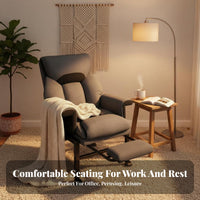 Lay-Flat Recline Reclining Computer Chair with Footrest Ergonomic Design Highspine pivot Chair with Footrest Adjustable Headrest Professional Seating Lumbar Support for Remote Workers, Students, Adults, Study Room, Relaxing, Studying, Bedroom