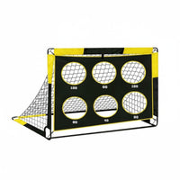 Soccer Goal with Target Net Training Soccer Goal with Target Precision for Young Athletes, Coaches, Backyard, Park