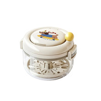 Retainer Box with Rotating Cleaner Small Retainer Case Lightweight