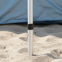 Telescopic Aluminum Tent Poles for Outdoor Camping Tarps and Awnings, Portable Support Rods