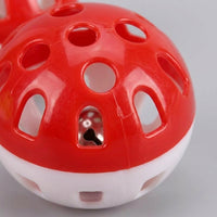 Parrot Bell Toy and Bell Ball Parakeet Ball for Budgie Toys and Cockatiel Toys, Fun Parrot Cage Accessories for Birds