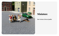 1:64 Scale People Figurine Photography Prop 1:64 Scale Miniature Scene Figure Miniature Selfie People Highly Detailed