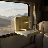 Portable Suction Cup Bird Stand Easy to Clean Foldable Bird Perch for Small Birds, Car Travel, Road Trips