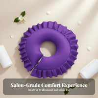 Beauty Bed Face Pillow Ergonomic Face down Massage Pillow Washable Cover Prone Positioning Cushion for Estheticians, Clients, Spas, Home