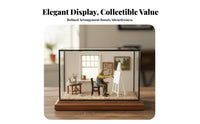 1:64 Scale Artist Figure High Intricacy Miniature Painter Figurine Tiny Artist with Easel Model Lifelike Features 1:64 Scale