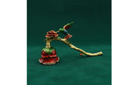 Long Handle Candle European Appearance Long Handle Candle Wick Smotherer Hand-Painted Wick for Collectors, Wedding