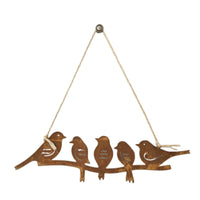 Metal Bird Wall Art Farmhouse Metal Bird with Branch Rust-Resistant for Patio