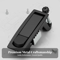 Power Box Lock Sturdy Duty Flush Mount Cabinet Lock Professional Enclosure Latch for Distribution Boxes