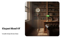 Grandfather Clock Light High-End Design Standing Living Room Clock Sweep Second Mechanism House Decoration for Interior Decorators, Hallway, Study