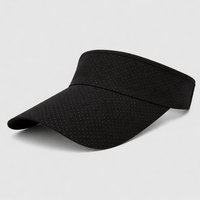 Adjustable Wide Brim Visor Hat for Women Men, Open Top Sports Cap for Tennis Golf Running, Unisex Ponytail Baseball Summer