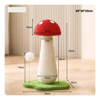 Wear-Resistant Carrot Cat Scratching Post Low-Shedding Carrot Scratching Post Long-Lasting Sisal Cat Scratcher Stable Base for Indoor Cats, Kittens