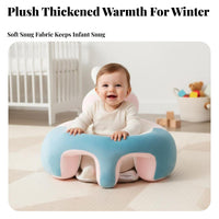 Learn to Sit Aid creatureShaped Sitting Assistant Ergonomic Backrest Soft Dinosaur Baby Sofa 360-Degree Support Infant Floor Chair Anti-Tip Design for Infants, Toddlers, Parents, Nursery, Playtime, Living Room, Indoors