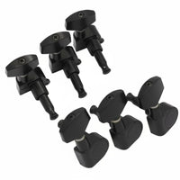 6 Pieces Acoustic Guitar Machine Heads Metal Sealed Guitar Tuning Pegs 3L3R Tuning Peg Set for Guitarists, Luthiers