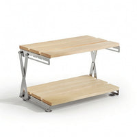 Foldable Desktop Organizer Shelf Compact Countertop Shelf Organizer Stable Desktop Rack Sturdy for Office