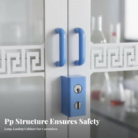 Caustic and Alkali Storage Cabinet Double Lock Lab Reagent Research Storage Enclosure Locker for Research Settings, Factory