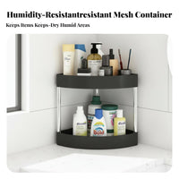 Mobile with Wheels Triangular Corner Trolley Space-Saving Design Household Storage Multi-Purpose Rolling Shelf Large Capacity for Apartment Dwellers, Homeowners, Students, Bathroom, Narrow Areas, Kitchen, Living Room