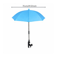 Children's Stroller Umbrella with Clamp Universal Baby Stroller Umbrella with Clamp Handshands-off Portable for Parents