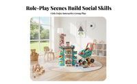 47 Pieces Interactive Supermarket Playset Stimulates Creativity Kids M Single Y Register Toy Educational Checkout Counter Toy Lights and Sound for Children 3-6, Preschoolers, Preschool, Daycare, Playroom, Bedroom