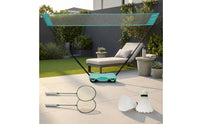 Badminton Net Frame Kit Quick Install Badminton Beginner Kit Portable Sports Gear