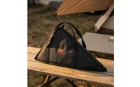 Triangular Storage Bag Carrying Handles Zippered Storage Bag Protective Covering Reinforced Seams for Camping