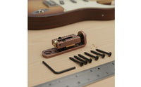 6 Pieces Electric Guitar Rolling Saddles Fully Adjustable Individual Saddle Bridge Individual Bridge Saddle Set High Accuracy