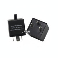 Universal Fit 12V Electronic Indicator Relay Plug and Play 3 Pin Adjustable Flasher Relay LED Turn Indicator Flasher for DIY Mechanics