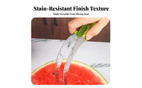 Watermelon Slicing Tool Tool Versatile Stainless Steel Watermelon Easy to Use Stainless Steel Melon Corer for Parties, Picnics, Summer Gatherings