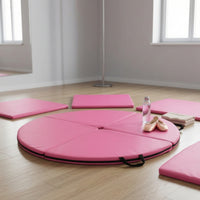 Foldable Pole Dance Mat Padded Pole Dance Safety Mat Cushioned Portable for Gymnastics