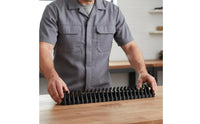 Space-Saving Wrench Storage Includes Size Labels Interlocking Wrench Storage Rack Secure Hold Interlocking Tool Holder Heavy Duty for Technicians