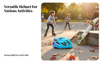 Kids Bike Helmet Breathable children's Helmet Anti-Resistant Covering All-Purpose Gear for Girlsing, Roller Skating, Outdoor Sports