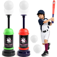 Foot Pedal Baseball Launcher Training Set for Kids and Adults