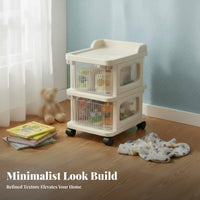 Rolling Drawer Cabinet Easy Assembly Multi-Drawer Rolling Cart